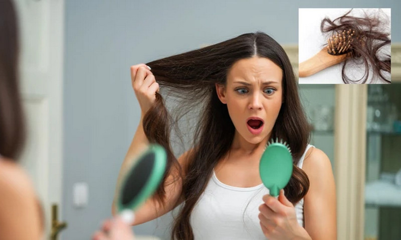 Rụng tóc nhiều ở nữ tuổi 17 có sao không?