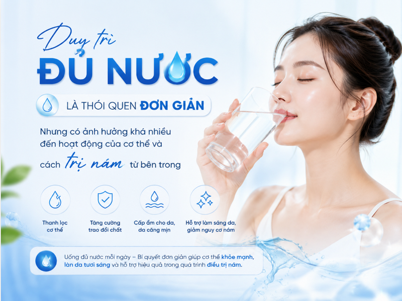 Cách trị nám từ bên trong, từ gốc rễ: Ăn, uống gì? Cách sinh hoạt?